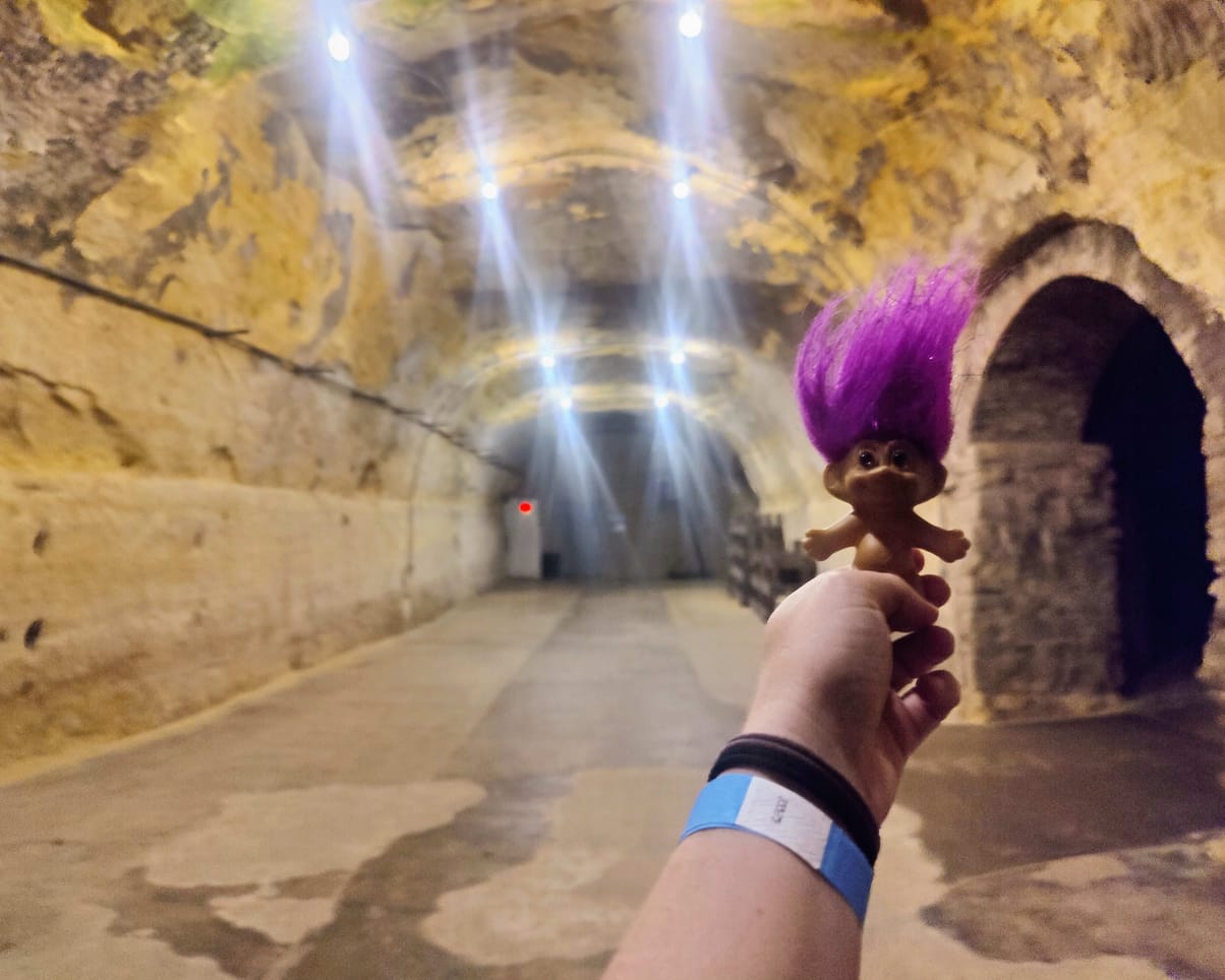 Oswald at Wabasha Street Caves in Saint Paul, MN, USA